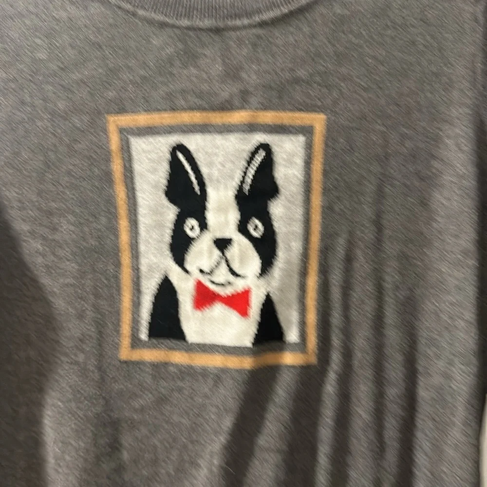 Banana Republic terrier intarsia sweater